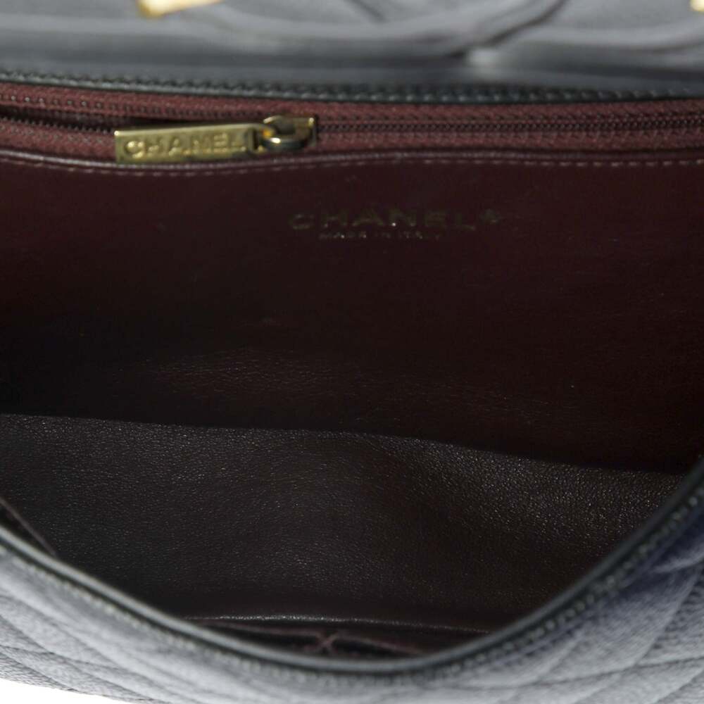 Chanel Filigree Flap Bag Quilted Caviar #223696C33B - Picture 6 of 9